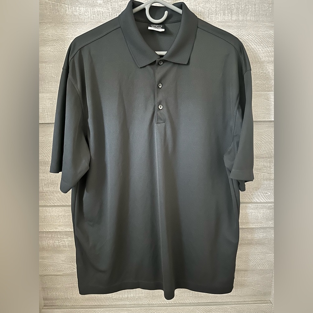 Nike Golf Dri-Fit Men’s Gray Polo - Size Large